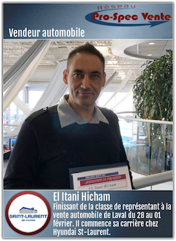 El Itani Hicham - Vendeur automobile chez St-Laurent Hyundai