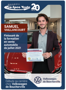 Formation emploi vente automobile Boucherville