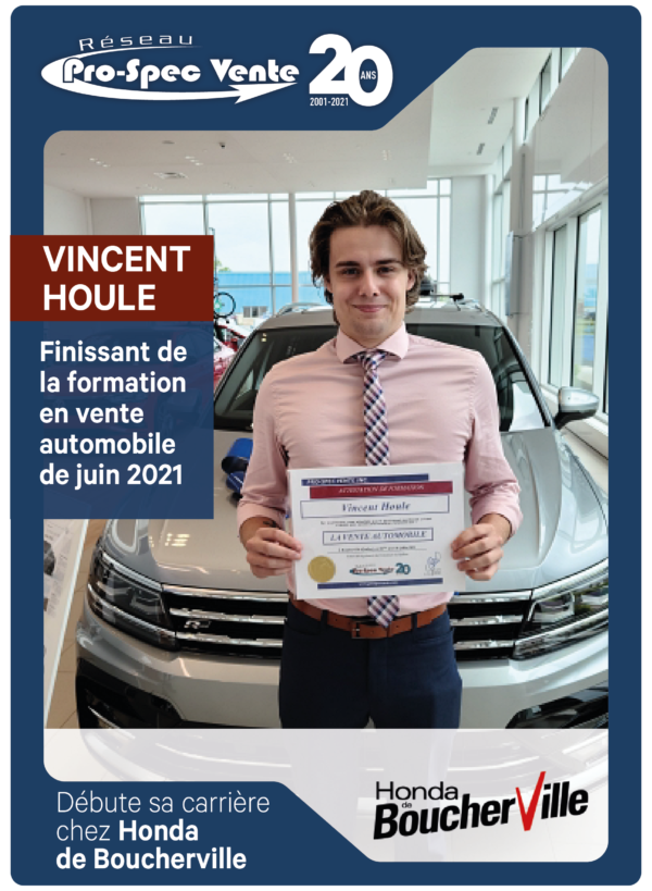 Formation en vente automobile, chez Honda de Boucherville Formation en vente automobile, chez Honda de Boucherville