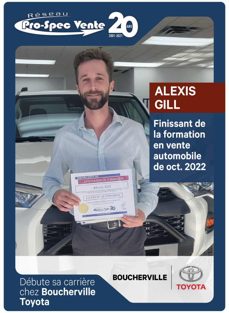 Formation en vente automobile, chez Toyota de Boucherville
