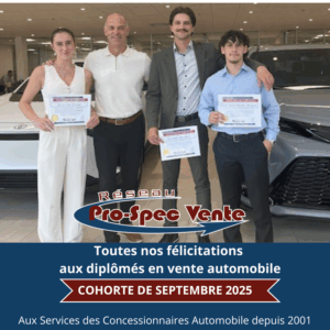 FORMATION POUR DEVENIR CONSEILLER EN VENTE AUTOMOBILE
