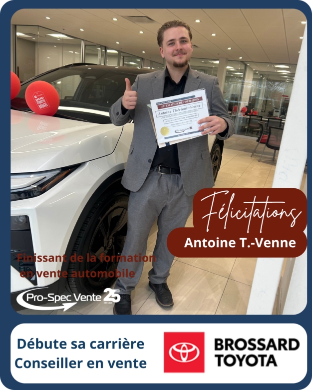 avis_nomination_brossard_toyota Formation pour devenir conseiller en vente automobile