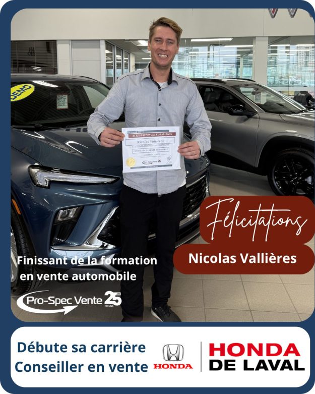Avis_nomination_finissant_formation_en_vente_automobile Foramtion pour devenir conseiller en vente automobile