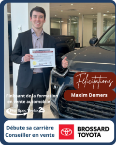 Formation pour devenir conseiller en vente automobile