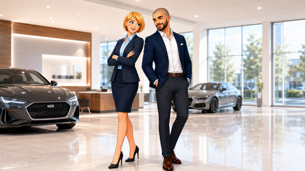 Conseiller en vente automobile : s'habiller pour charmer