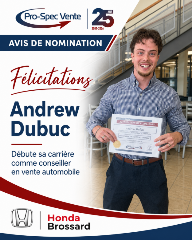 avis de nomination chez Honda Brossard formation_pour_devenir_conseiller_en_vente_automobile