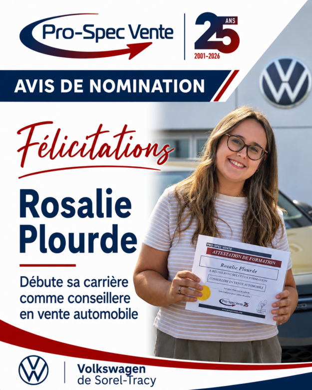 avis_nomination_rosalie_plourdre_volkswagen_sorel_tracy