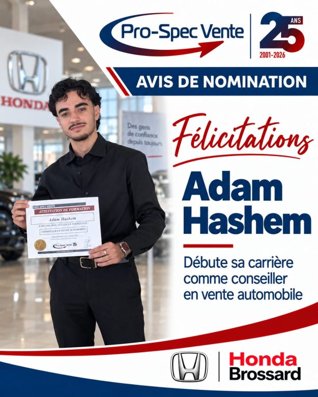 Nomination Honda Brossard Honda Brossard