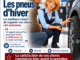 Romy, conseillère en vente automobile, présente des pneus d'hiver à un client en concession