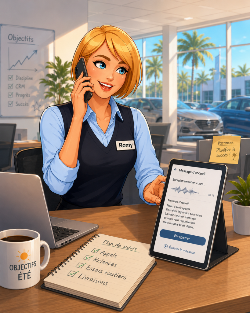 Conseiller en vente automobile : ton message vocal professionnel